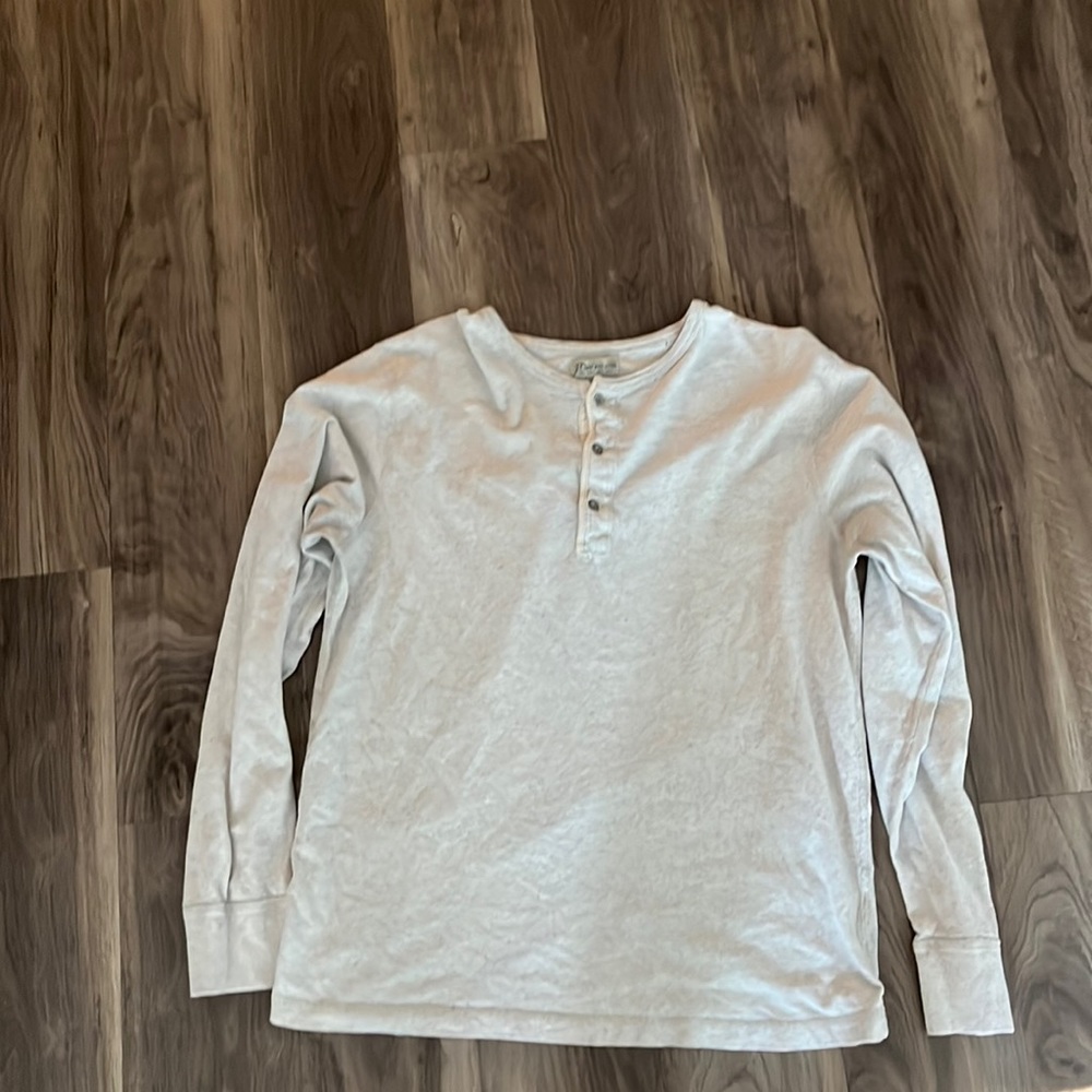 J Crew 3 button long sleeve shirt